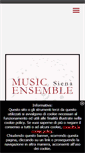 Mobile Screenshot of musicensemble.it
